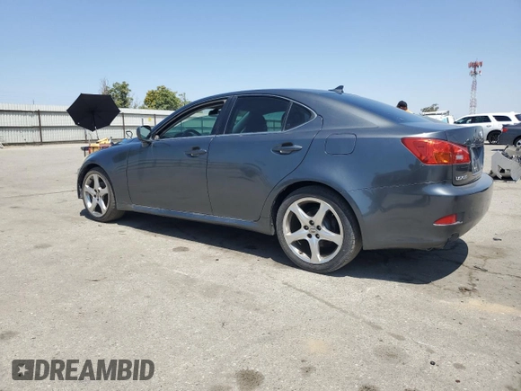 2007 Lexus IS 250 with VIN JTHBK262372043297, listed as a Copart auction lot 65295745 with 174,175 mi miles and Salvage title. Bid and sale history available at DreamBid. Image 2.