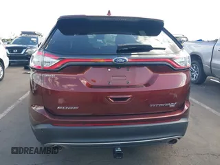 2015 Ford Edge Titanium with VIN 2FMTK4K8XFBB08680, listed as a IAAI auction lot 42066393 with 106,287 mi miles. Bid and sale history available at carsss.com. Image 17.