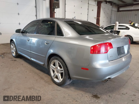 2008 Audi A4 2.0T with VIN WAUDF78E48A031523, listed as a IAAI auction lot 41829414 with 156,988 mi miles and . Bid and sale history available at DreamBid. Image 3.