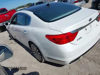 2015 Kia K900 Premium with VIN KNALU4D43F6024592, listed as a IAAI auction lot 41283765 with 114,549 mi miles. Bid and sale history available at carsss.com. Image 3.