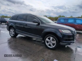 2012 Audi Q7 Premium Plus with VIN WA1LGAFE8CD003527, listed as a Copart auction lot 56162055 with 164,758 mi miles and Salvage title. Bid and sale history available at DreamBid. Image 4.