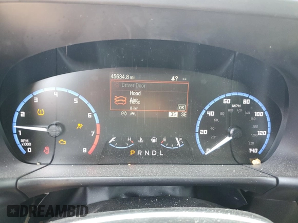 2021 Ford Bronco Sport Big Bend with VIN 3FMCR9B61MRB30797, listed as a Copart auction lot 58415845 with 45,634 mi miles and Salvage title. Bid and sale history available at DreamBid. Image 9.