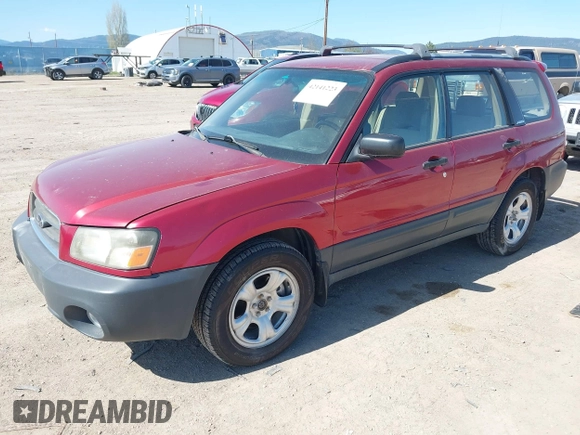 2003 Subaru Forester X with VIN JF1SG63683H763340, listed as a IAAI auction lot 42141223 with 157,378 mi miles. Bid and sale history available at carsss.com. Image 2.