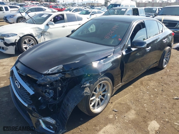 2016 Infiniti Q50 2.0t Premium with VIN JN1CV7AP4GM200906, listed as a IAAI auction lot 41456199 with 112023 miles. Bid and sale history available at carsss.com. Image 18.