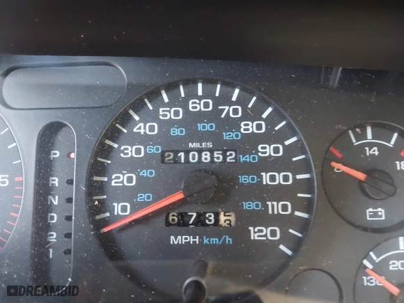 1997 Dodge Ram 1500 with VIN 1B7HF13Z3VJ629609, listed as a IAAI auction lot 41432055 with 210,852 mi miles. Bid and sale history available at carsss.com. Image 7.