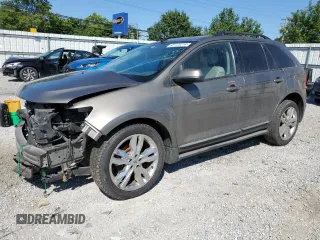 2014 Ford Edge SEL with VIN 2FMDK3J91EBA33648, listed as a Copart auction lot 63723214 with 0 mi miles and Salvage Title. Bid and sale history available at carsss.com. Image 1.
