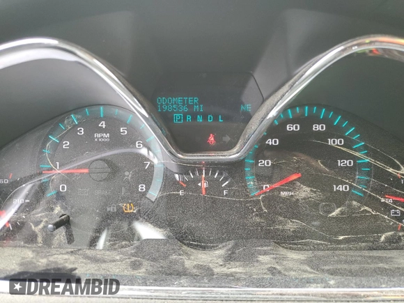 2014 Chevrolet Traverse LT with VIN 1GNKRGKD6EJ205497, listed as a Copart auction lot 50943275 with 198,536 mi miles and Salvage Title. Bid and sale history available at carsss.com. Image 9.