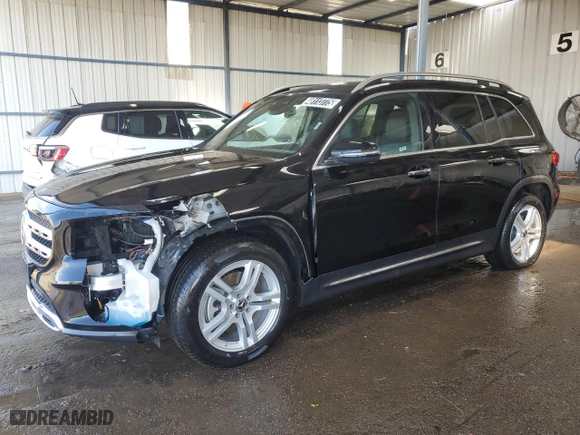 2023 Mercedes-Benz GLB with VIN W1N4M4HB6PW329353, listed as a Copart auction lot 48113775 with 19,600 mi miles and Salvage Title. Bid and sale history available at carsss.com. Image 1.