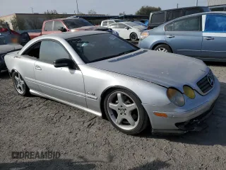 2002 Mercedes-Benz CL-Class with VIN WDBPJ78J72A027788, listed as a Copart auction lot 43248055 with 84,539 mi miles and Salvage Title. Bid and sale history available at carsss.com. Image 4.