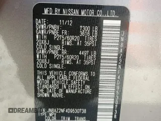 2013 Infiniti QX56 with VIN JN8AZ2NF4D9530738, listed as a Copart auction lot 77747064 with 139,338 mi miles and Salvage Title. Bid and sale history available at carsss.com. Image 15.