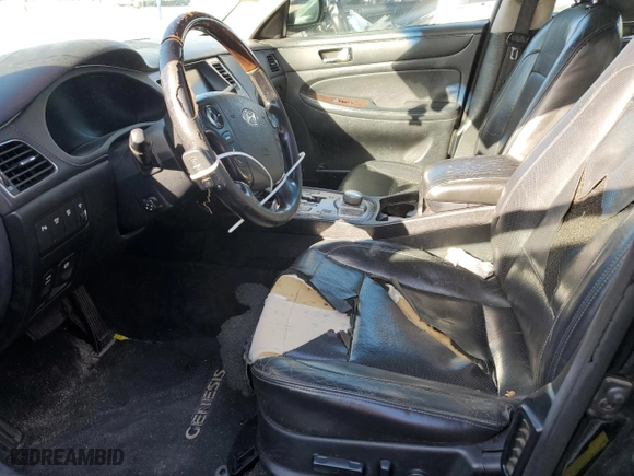 2010 Hyundai Genesis with VIN KMHGC4DFXAU107087, listed as a Copart auction lot 78236034 with 214,147 mi miles and Salvage Title. Bid and sale history available at carsss.com. Image 7.