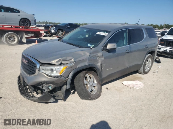 2019 GMC Acadia SLE z VIN 1GKKNRLA4KZ194179, wystawiony jako Copart lot #75055784 z przebiegiem 46 548 mil mil oraz Szkoda całkowita • Salvage title. Historia ofert i sprzedaży dostępna na DreamBid. Obrazek 1.