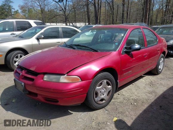 1998 Dodge Stratus with VIN 1B3EJ46X9WN334135, listed as a IAAI auction lot 41896890 with 142,215 mi miles and . Bid and sale history available at DreamBid. Image 2.