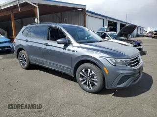 2024 Volkswagen Tiguan S with VIN 3VVFB7AX6RM010391, listed as a Copart auction lot 48162325 with 9,715 mi miles and Salvage title. Bid and sale history available at DreamBid. Image 4.