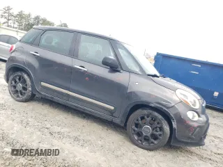 2015 FIAT 500L Urbana Trekking with VIN ZFBCFADH0FZ032147, listed as a Copart auction lot 45200315 with 103,598 mi miles and Salvage Title. Bid and sale history available at DreamBid. Image 4.