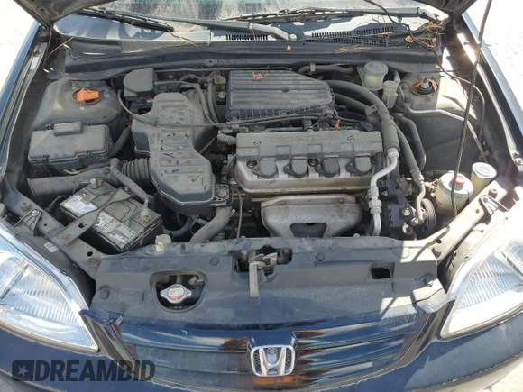2001 Honda Civic LX with VIN 1HGES15501L043197, listed as a Copart auction lot 54095545 with 165,680 mi miles and Clean Title. Bid and sale history available at carsss.com. Image 11.