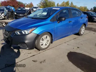 2020 Nissan Versa S with VIN 3N1CN8DV4LL822054, listed as a Copart auction lot 76609904 with 39,799 mi miles and Salvage Title. Bid and sale history available at carsss.com. Image 1.