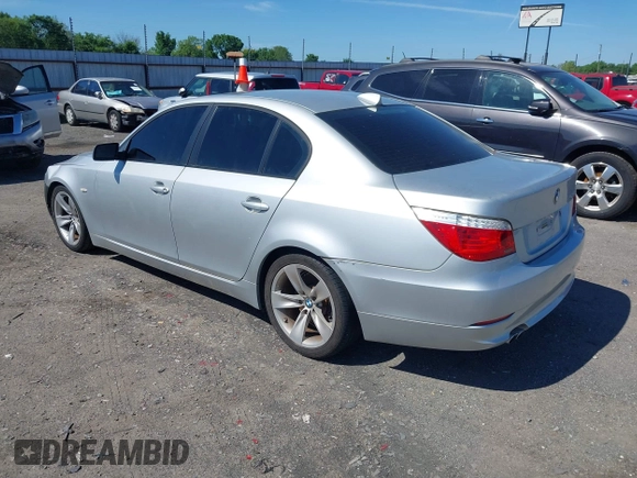 2008 BMW 5 Series 528i with VIN WBANU53598CT03171, listed as a IAAI auction lot 42086762 with 185,630 mi miles and . Bid and sale history available at carsss.com. Image 3.