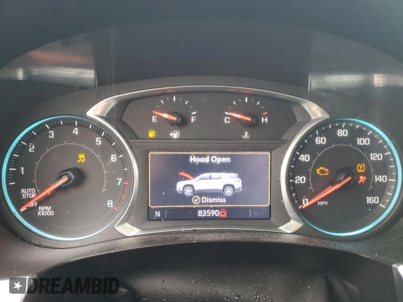 2020 Chevrolet Traverse High Country with VIN 1GNERNKW2LJ128319, listed as a Copart auction lot 79621524 with 83,590 mi miles and Salvage title. Bid and sale history available at DreamBid. Image 9.