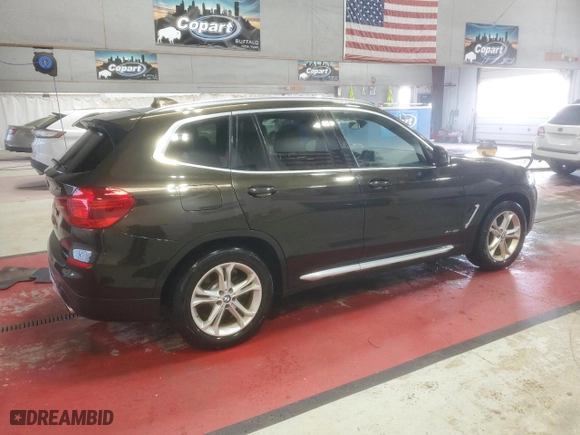 2018 BMW X3 xDrive30i with VIN 5UXTR9C51JLD63634, listed as a Copart auction lot 50522715 with 79,419 mi miles and Clean Title. Bid and sale history available at carsss.com. Image 3.