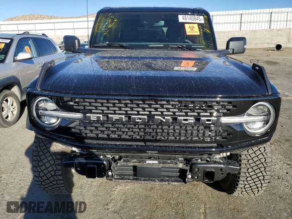 2024 Ford Bronco Wildtrak с VIN 1FMEE2BP3RLB31198, выставлен на аукционе Copart как лот 48140845 с пробегом 2 609 миль миль и Списание • Salvage title. История ставок и продаж доступна на DreamBid. Изображение 5.
