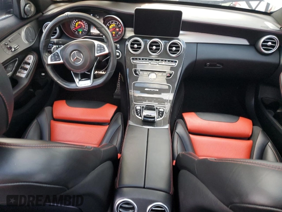 2018 Mercedes-Benz C 63 AMG with VIN 55SWF8GB6JU239102, listed as a Copart auction lot 41472985 with 50,041 mi miles and Non repairable. Bid and sale history available at DreamBid. Image 8.