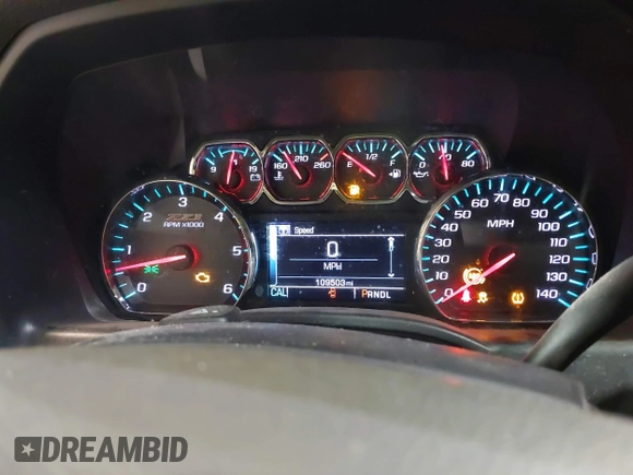2018 Chevrolet Silverado 1500 LT with VIN 1GCVKREC0JZ217603, listed as a IAAI auction lot 41398543 with 109,503 mi miles and . Bid and sale history available at DreamBid. Image 7.