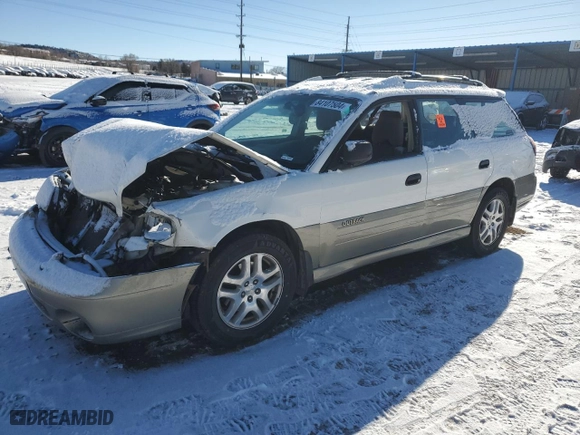 2001 Subaru Legacy Wagon Outback w/RL Equip with VIN 4S3BH675117650678, listed as a Copart auction lot 84107504 with 0 mi miles and Salvage Title. Bid and sale history available at carsss.com. Image 1.