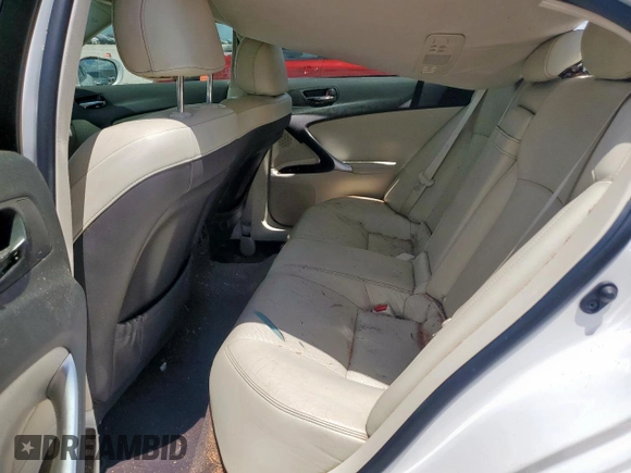 2011 Lexus IS 250 с VIN JTHBF5C24B5135973, выставлен на аукционе Copart как лот 61450785 с пробегом 158 540 миль миль и Списание • Salvage title. История ставок и продаж доступна на DreamBid. Изображение 10.