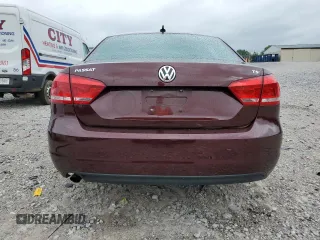 2014 Volkswagen Passat Wolfsburg Edition with VIN 1VWAS7A30EC028920, listed as a Copart auction lot 57174285 with 129,797 mi miles and Salvage title. Bid and sale history available at DreamBid. Image 6.