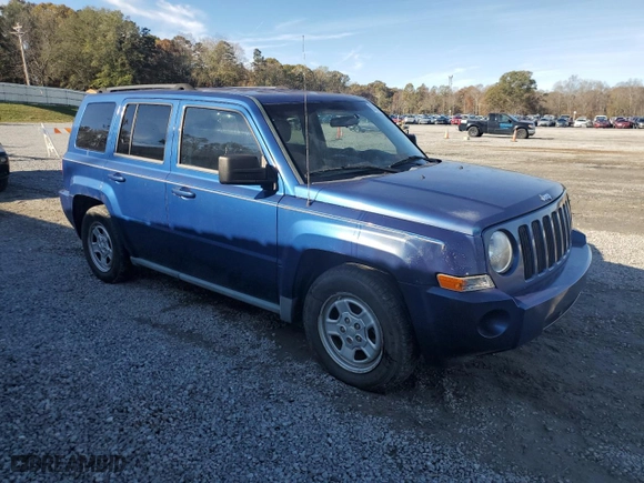 2010 Jeep Patriot Sport with VIN 1J4NT2GA0AD582810, listed as a Copart auction lot 80430274 with 77,730 mi miles and Clean Title. Bid and sale history available at carsss.com. Image 4.