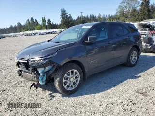 2022 Chevrolet Equinox LS z VIN 3GNAXSEV0NS176070, wystawiony jako Copart lot #55384225 z przebiegiem 41 843 mil mil oraz Szkoda całkowita • Salvage title. Historia ofert i sprzedaży dostępna na DreamBid. Obrazek 1.