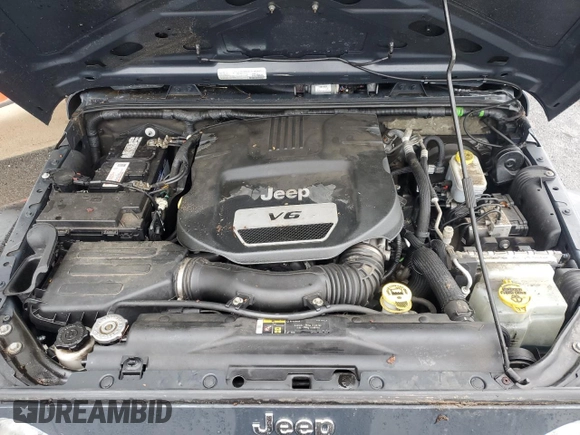 2017 Jeep Wrangler Unlimited Sport with VIN 1C4BJWDG6HL743322, listed as a Copart auction lot 61100045 with 135,959 mi miles and Salvage title. Bid and sale history available at DreamBid. Image 12.