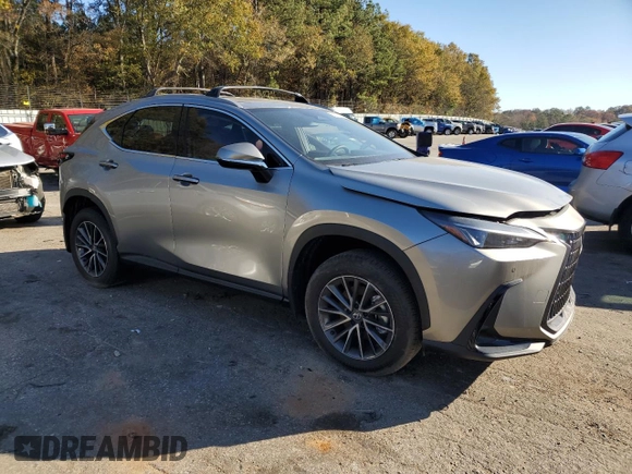 2025 Lexus NX with VIN 2T2GDCAZ3SC020412, listed as a Copart auction lot 81530414 with 0 mi miles and Salvage Title. Bid and sale history available at carsss.com. Image 4.