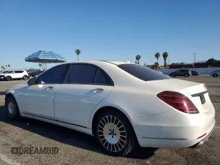 2019 Mercedes-Benz S 560 with VIN WDDUG8DB1KA477630, listed as a Copart auction lot 56252885 with 111,758 mi miles and Salvage title. Bid and sale history available at DreamBid. Image 2.