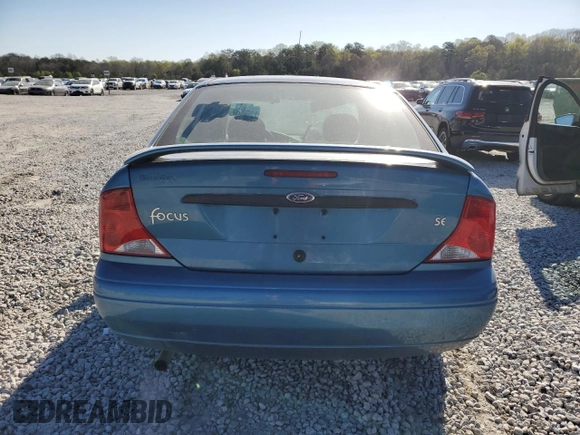 2000 Ford Focus SE with VIN 1FAFP3439YW359633, listed as a Copart auction lot 50147095 with 190,645 mi miles and Salvage Title. Bid and sale history available at carsss.com. Image 6.