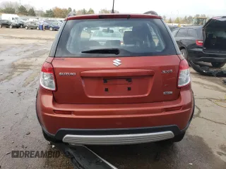 2008 Suzuki SX4 with VIN JS2YB413085109351, listed as a Copart auction lot 78315414 with 95,668 mi miles and Salvage Title. Bid and sale history available at carsss.com. Image 6.