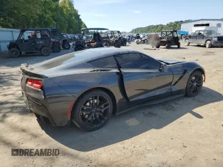 2019 Chevrolet Corvette Z51 2LT with VIN 1G1YK2D72K5101622, listed as a Copart auction lot 68427404 with 46,525 mi miles and Salvage Title. Bid and sale history available at carsss.com. Image 3.
