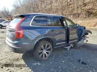 2025 Volvo XC90 with VIN YV4H60PJ6S1293316, listed as a Copart auction lot 84707614 with 924 mi miles and Salvage Title. Bid and sale history available at DreamBid. Image 3.
