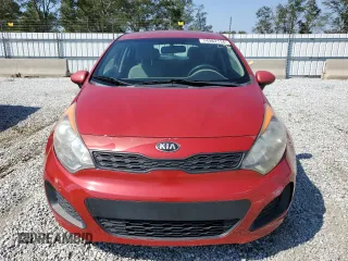 2014 Kia Rio LX with VIN KNADM5A35E6356053, listed as a Copart auction lot 74982134 with 78,623 mi miles and Non Repairable. Bid and sale history available at carsss.com. Image 5.