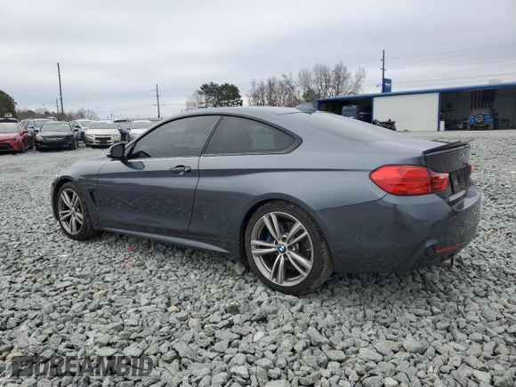 2014 BMW 4 Series 435i with VIN WBA3R1C5XEK190768, listed as a Copart auction lot 44512985 with 117,280 mi miles and Salvage Title. Bid and sale history available at carsss.com. Image 2.