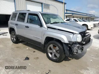 2017 Jeep Patriot Sport SE with VIN 1C4NJPBA7HD212383, listed as a Copart auction lot 58318325 with Not provided miles and Salvage title. Bid and sale history available at DreamBid. Image 4.