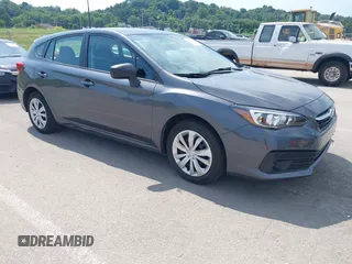 2021 Subaru Impreza with VIN 4S3GTAB66M3706956, listed as a IAAI auction lot 42602130 with 26,244 mi miles and . Bid and sale history available at DreamBid. Image 1.