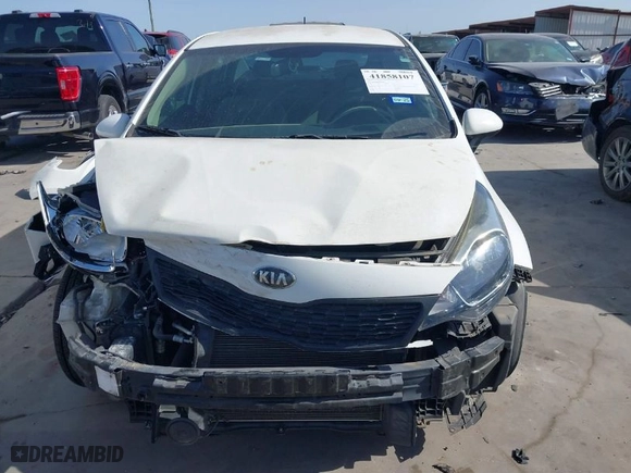 2015 Kia Rio LX with VIN KNADM4A34F6501921, listed as a IAAI auction lot 41858107 with 117,126 mi miles. Bid and sale history available at carsss.com. Image 13.