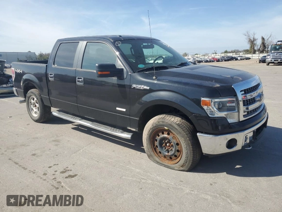 2014 Ford F-150 XL with VIN 1FTFW1ET8EFB76090, listed as a Copart auction lot 44971494 with 150,455 mi miles and Clean title. Bid and sale history available at DreamBid. Image 4.