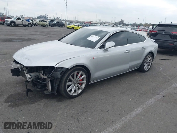 2013 Audi A7 3.0 Premium Plus with VIN WAUYGAFC7DN076830, listed as a IAAI auction lot 41447727 with 107,517 mi miles. Bid and sale history available at carsss.com. Image 18.