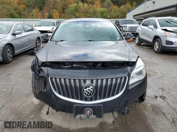 2017 Buick Regal with VIN 2G4GM5EX6H9139102, listed as a Copart auction lot 75418074 with 118,032 mi miles and Salvage Title. Bid and sale history available at carsss.com. Image 5.