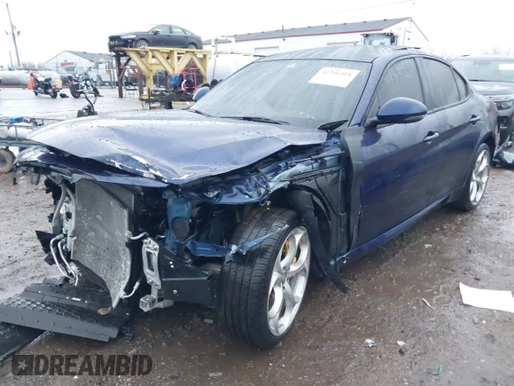2019 Alfa Romeo Giulia Ti z VIN ZARFANBN8K7601203, wystawiony jako IAAI lot #41206418 z przebiegiem 4 000 mil mil oraz . Historia ofert i sprzedaży dostępna na DreamBid. Obrazek 2.