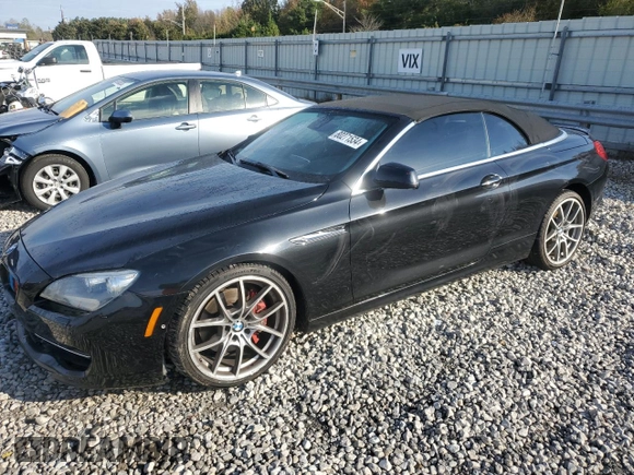 2012 BMW 6 Series 650i z VIN WBALZ3C50CDL70371, wystawiony jako Copart lot #80271534 z przebiegiem 76 332 mil mil oraz Szkody całkowita. Historia ofert i sprzedaży dostępna na DreamBid. Obrazek 1.