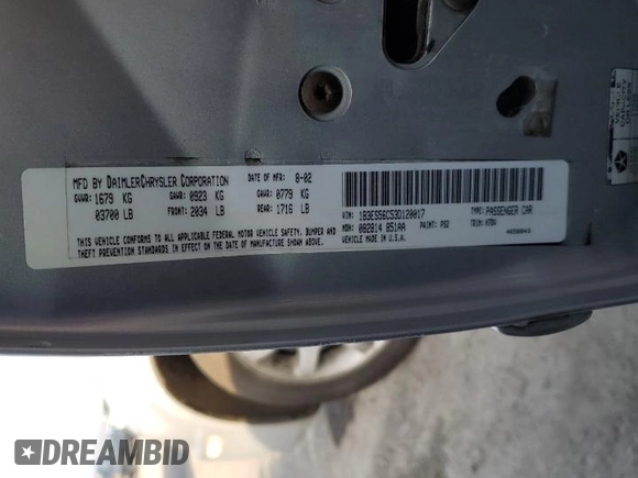 2003 Dodge Neon SXT z VIN 1B3ES56C53D120017, wystawiony jako Copart lot #67092914 z przebiegiem 114 137 mil mil oraz Szkoda całkowita • Salvage title. Historia ofert i sprzedaży dostępna na DreamBid. Obrazek 12.